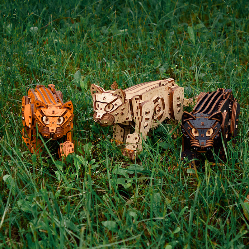 Wild Cat 3D Wooden Puzzle