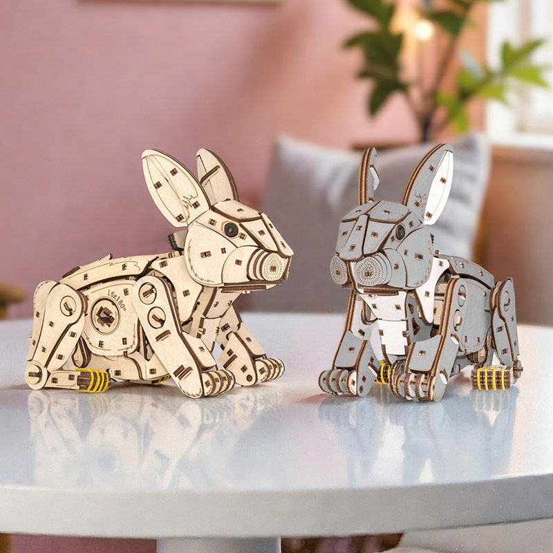 Mechanical Rabbit 3D Wooden Puzzle
