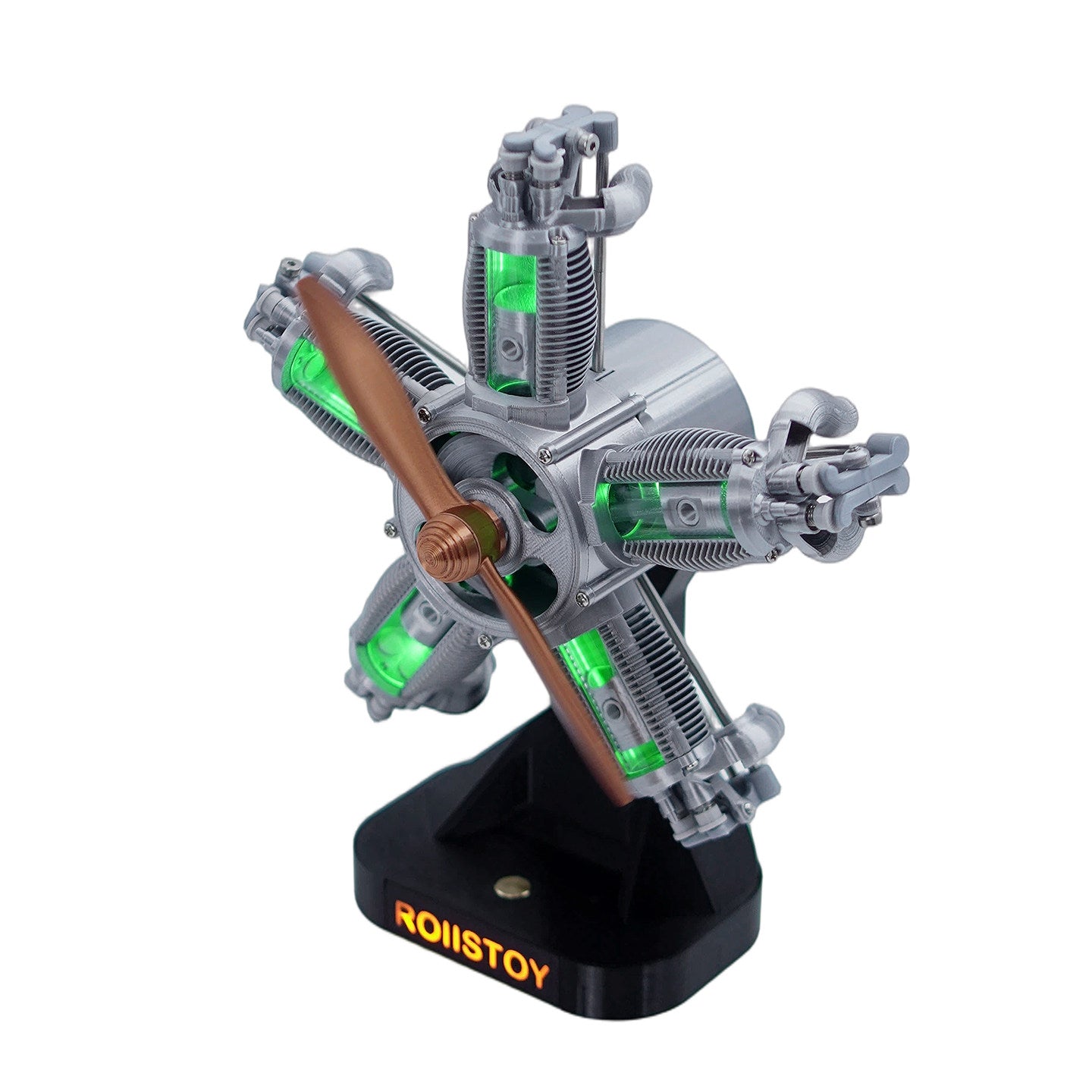 5 Cylinder Radial Engine 3D Model Kit
