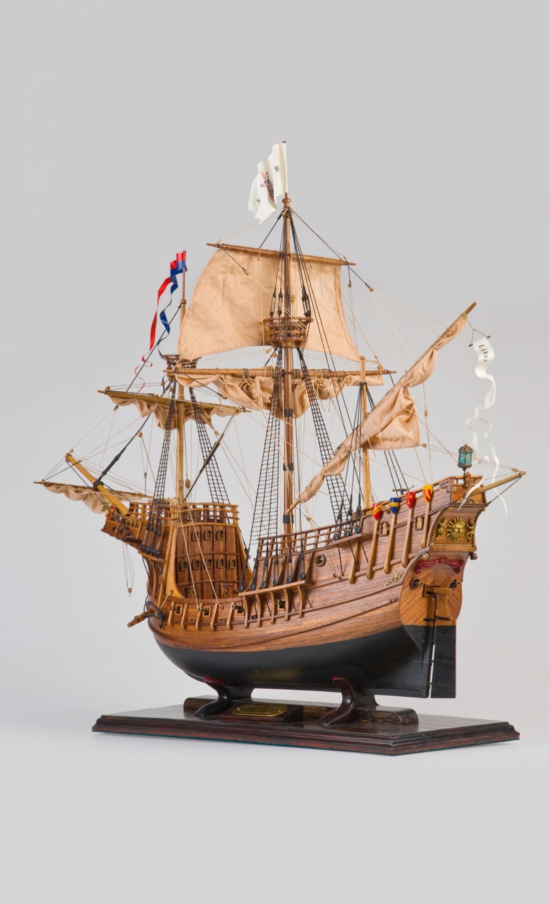 Ragusian Carrack 3D Wooden Ship