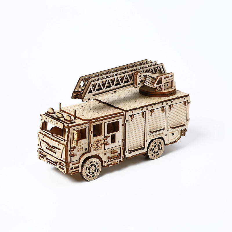 Fire Truck CK816 3D Wooden Model