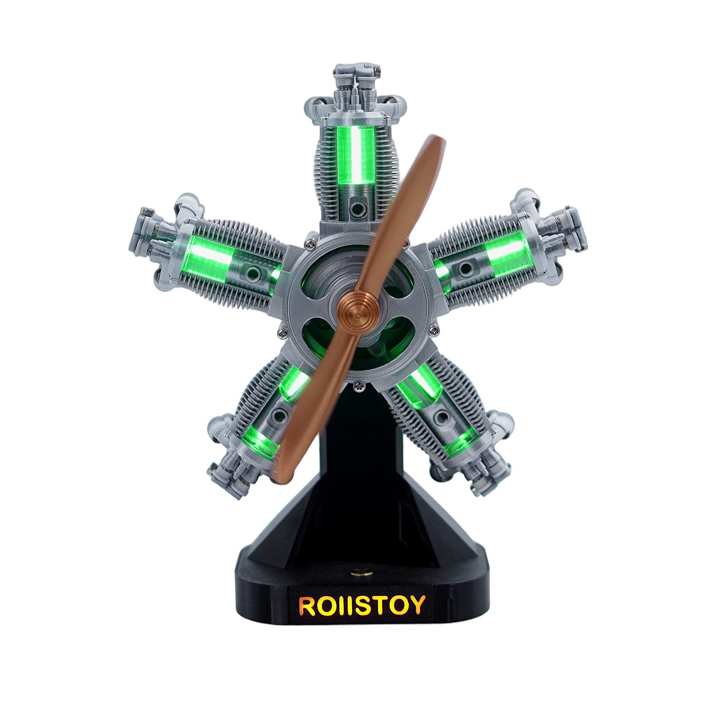 5 Cylinder Radial Engine 3D Model Kit