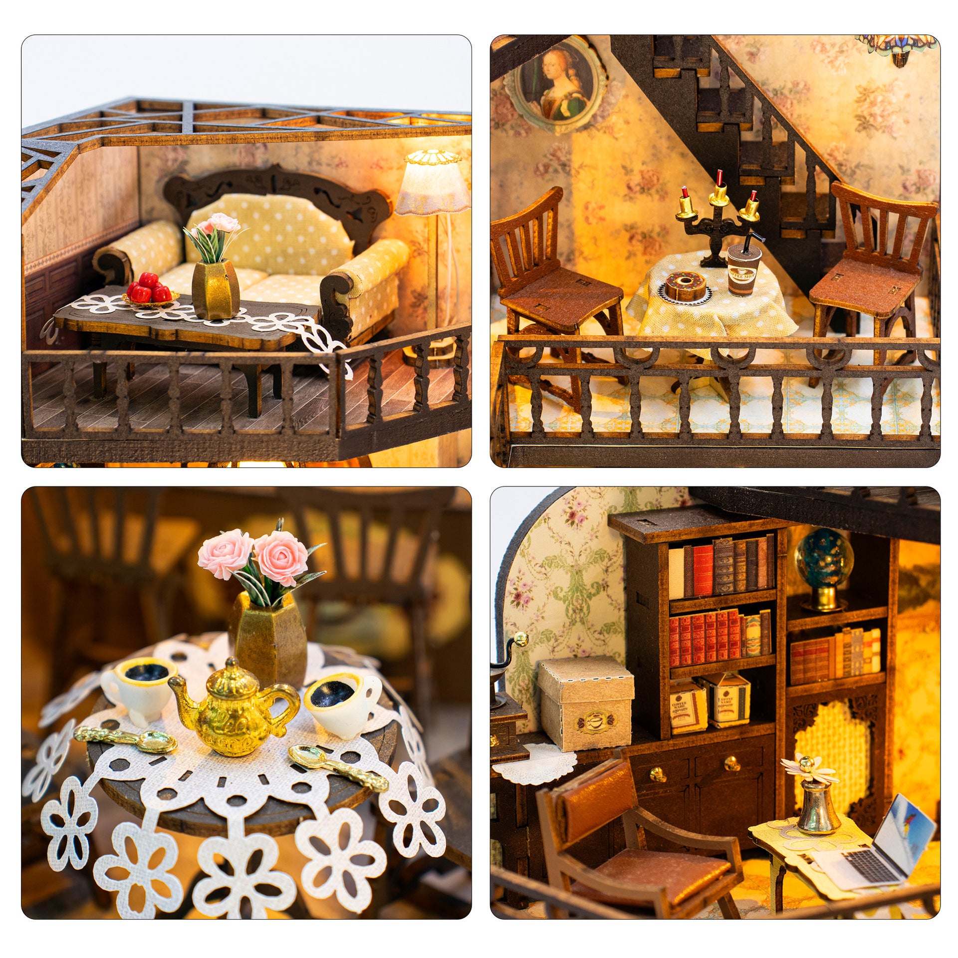 Fortunate Encounter Cafe Miniature House