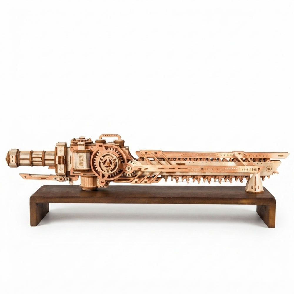 Steam Chainsaw Wooden Model Kit