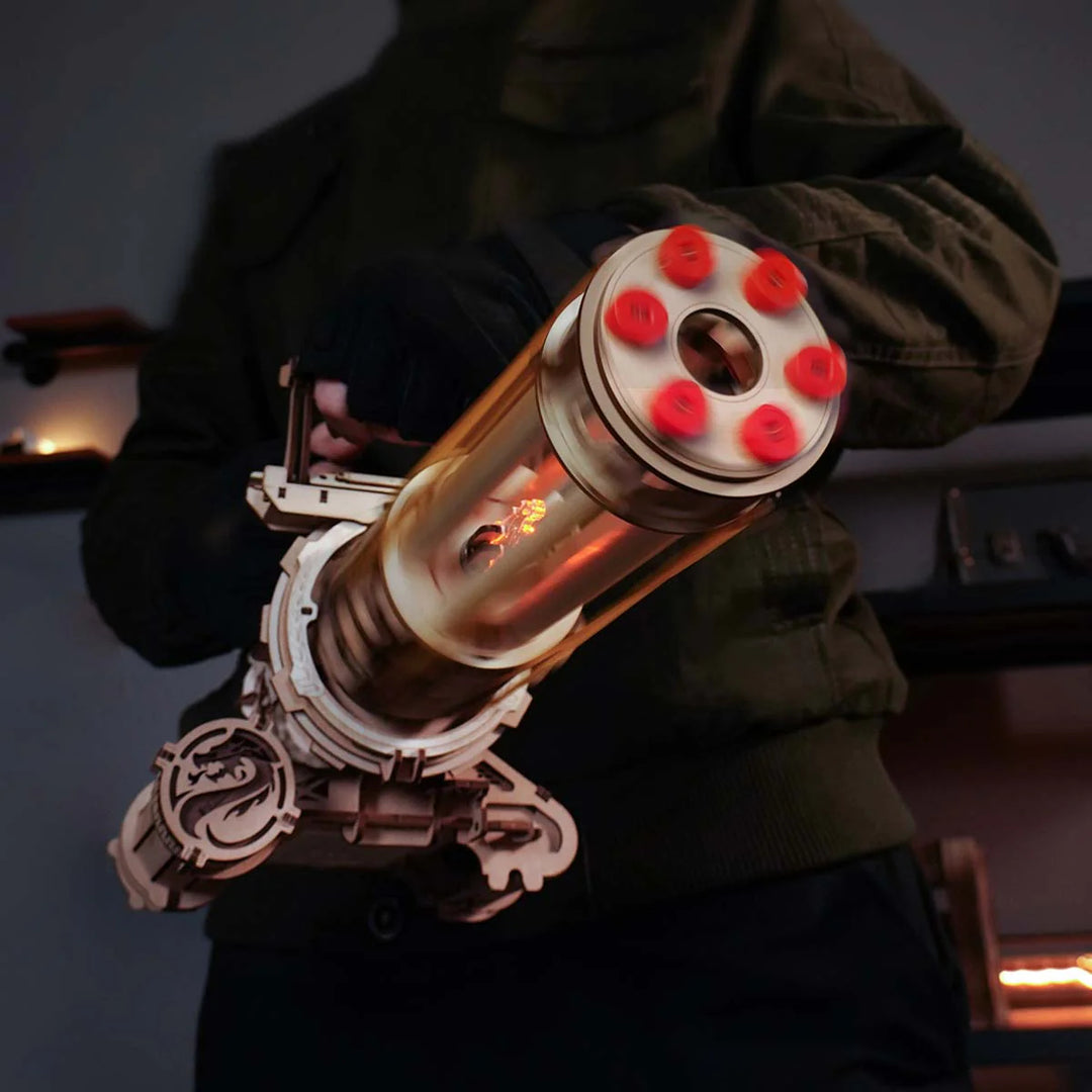 Rotating-Barrel Machine 3D Wooden Puzzle