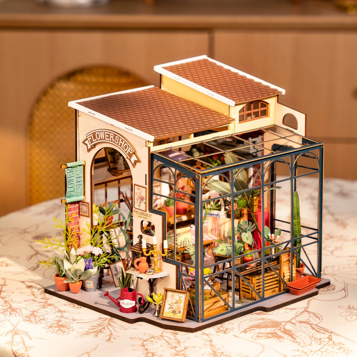 Emily's Flower Shop DIY Miniature Dollhouse