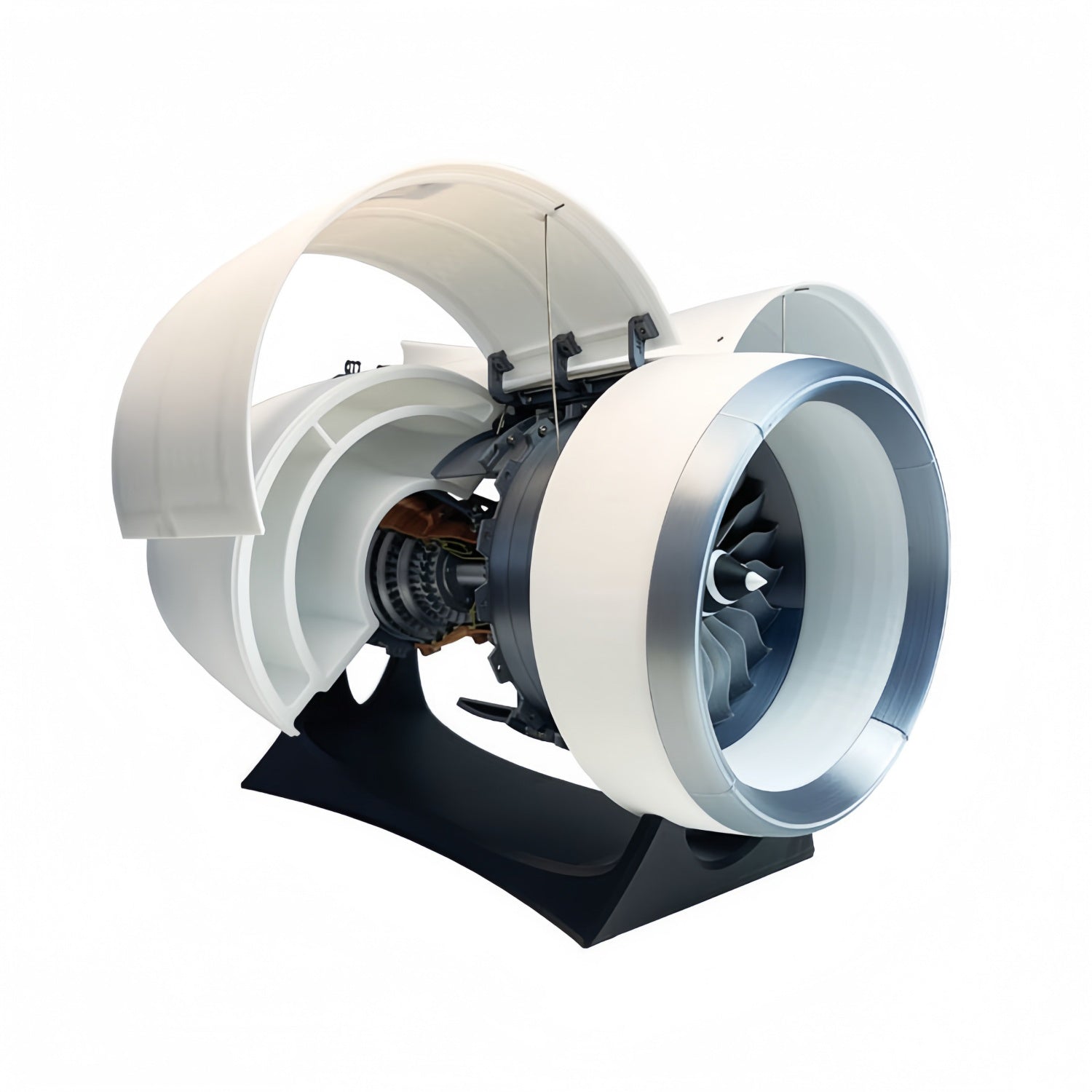 A380 3D Plastic Engine Model