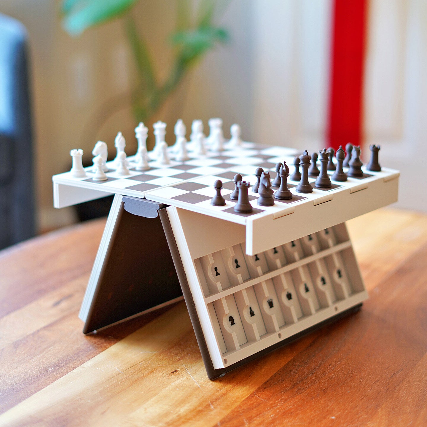 Book-Style Chess Set 3D Printed Model
