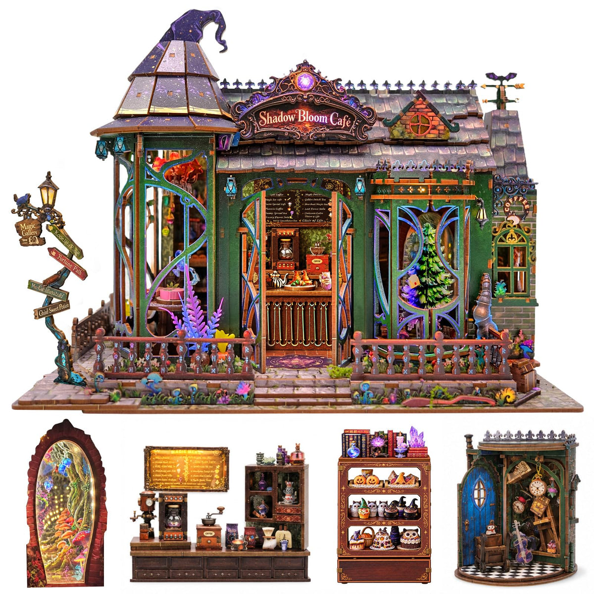 Shadow Bloom Coffee 3D Wooden Puzzle