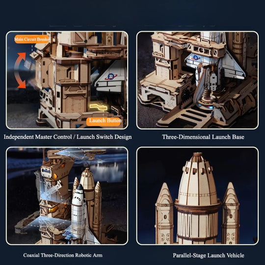 Space Shuttle 3D Wooden Puzzle