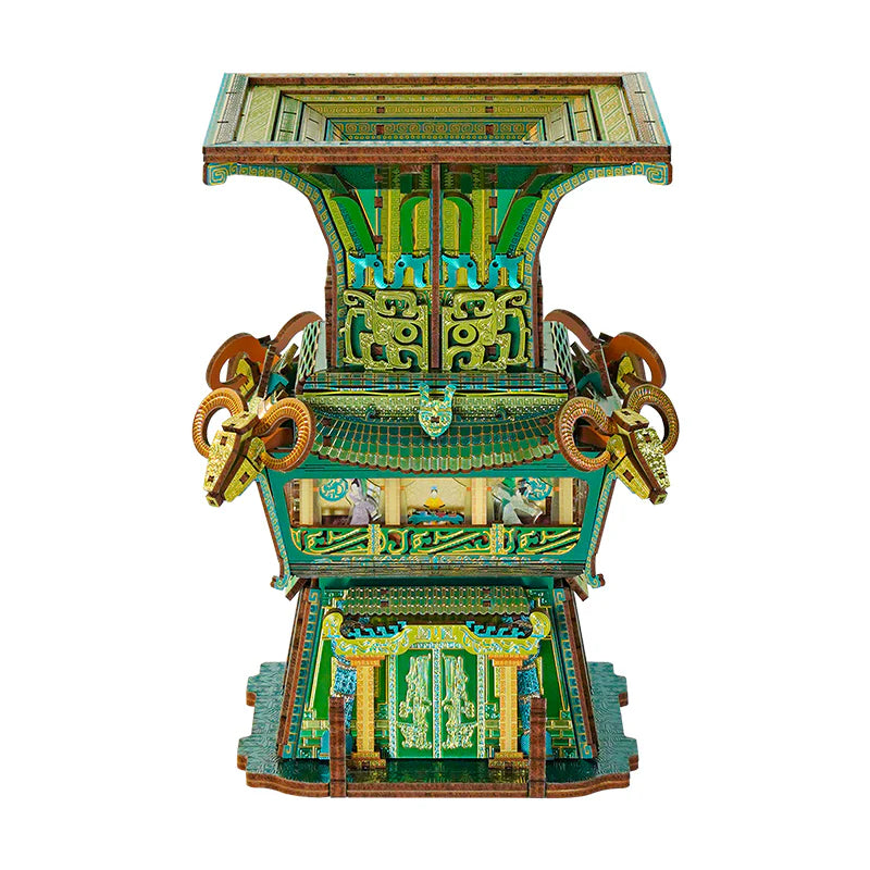 Four-goat Square Zun 3D Puzzle