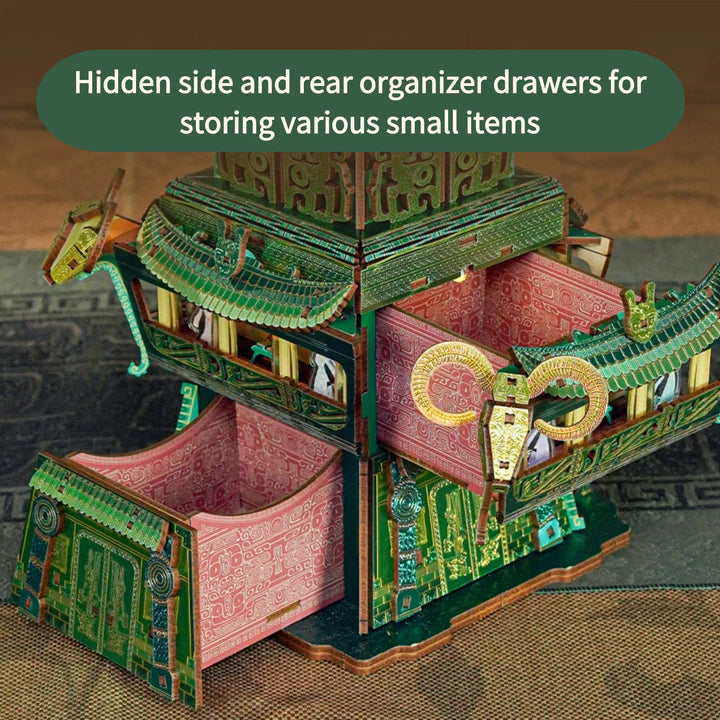 Four-goat Square Zun 3D Puzzle