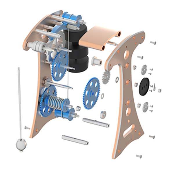 Galileo Pendulum Clock Engine Building Kit Toy