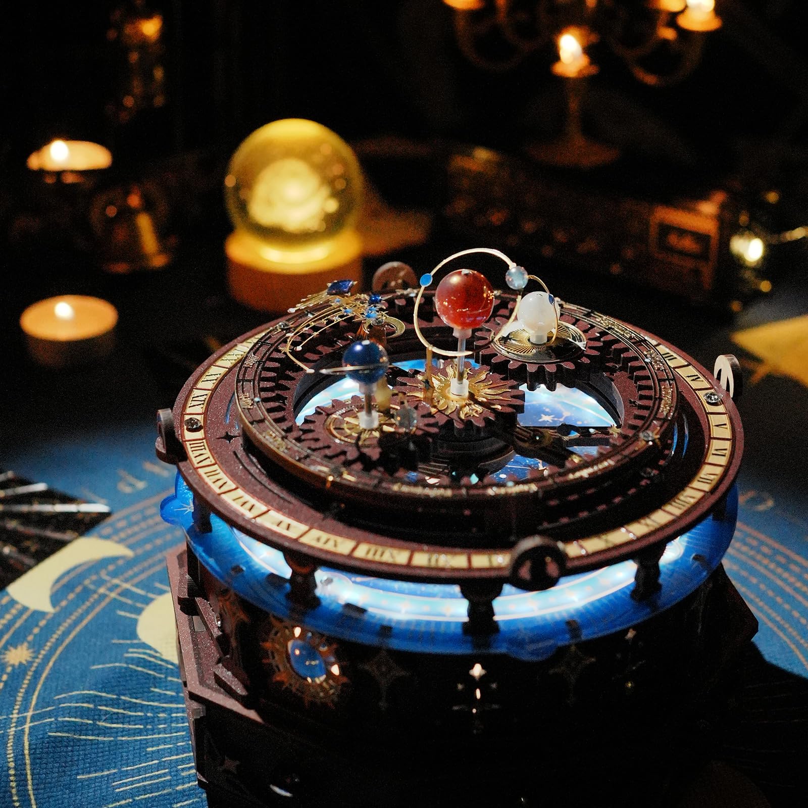 Planisphere Rotating World Globes Metal Puzzle