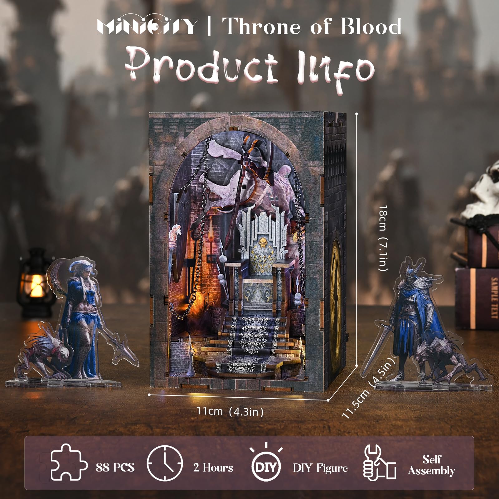 Throne of Bones Book Nook