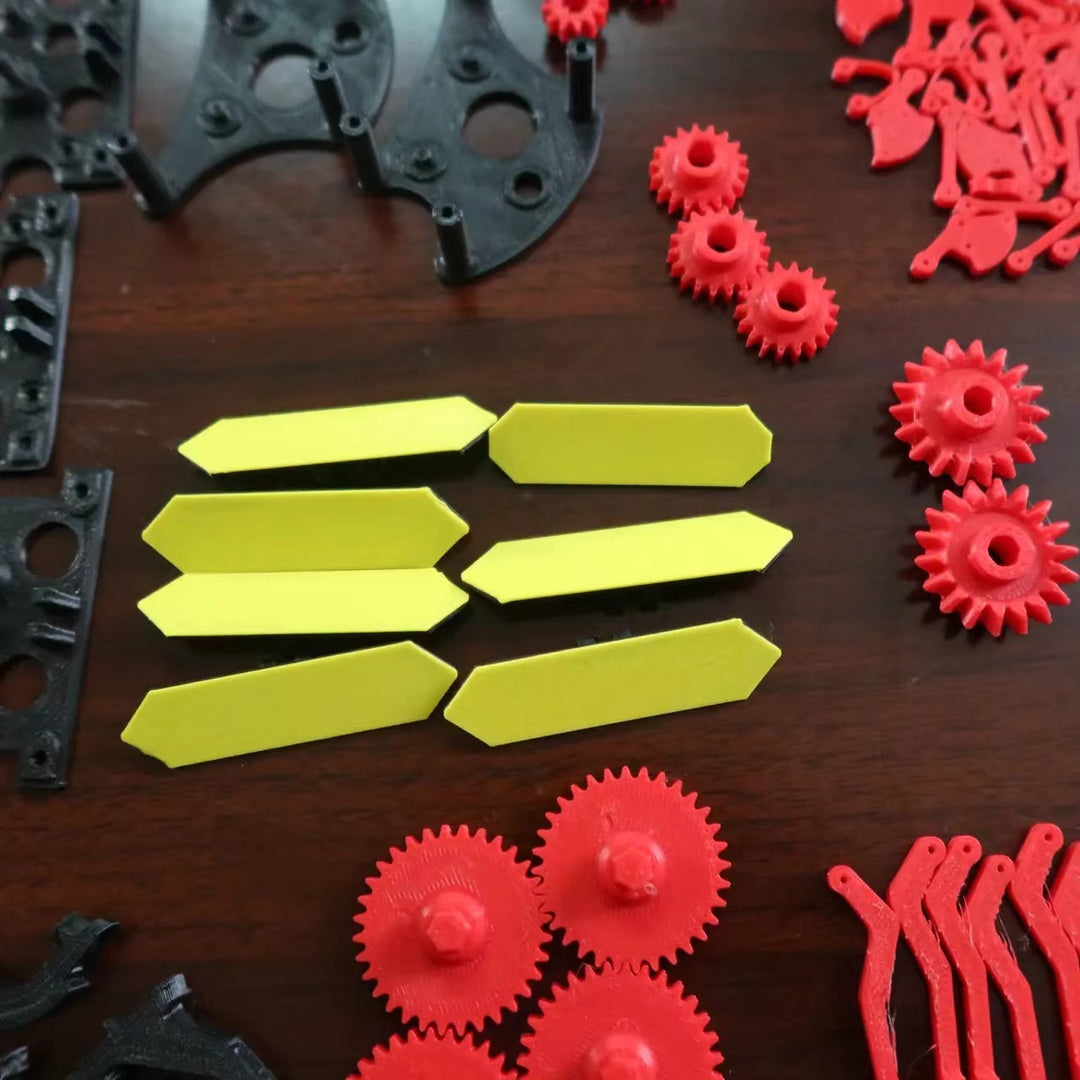 Seven-segment Digital Counter 3D Printed Model