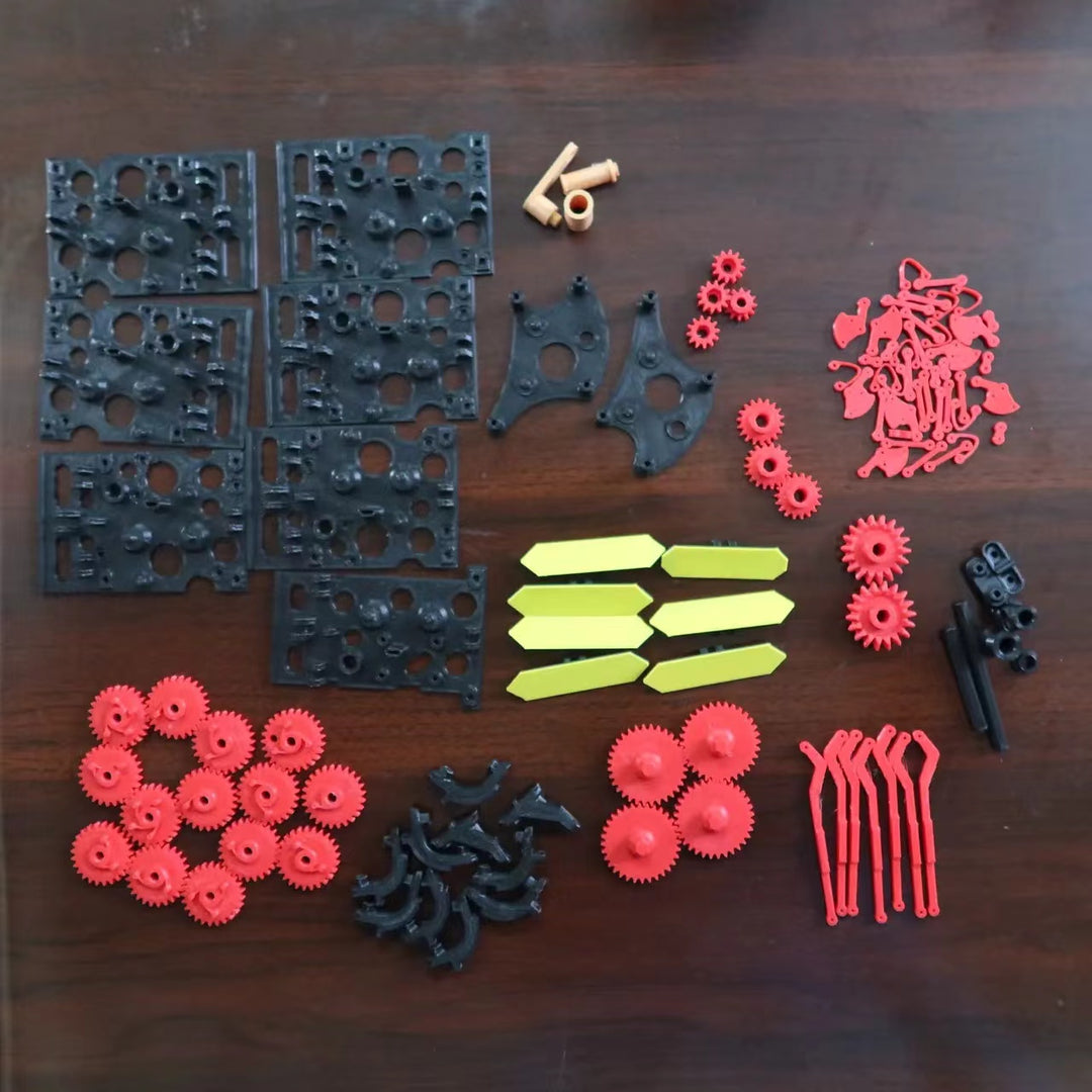 Seven-segment Digital Counter 3D Printed Model