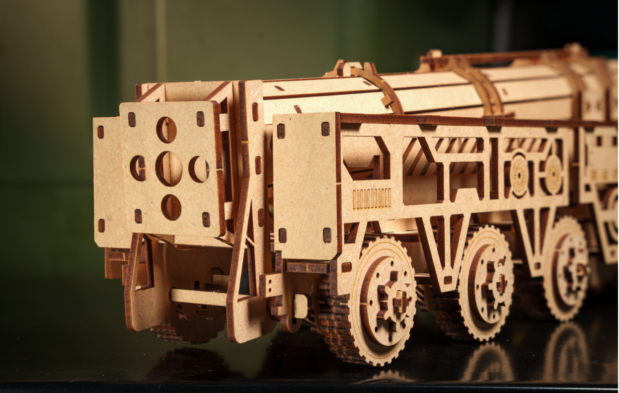 Missile Vehicle 3D Wooden Puzzle