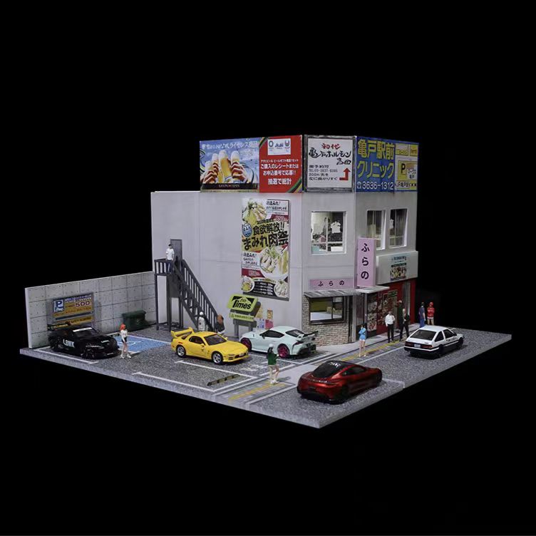 1/64 Commercail Building Scene Model