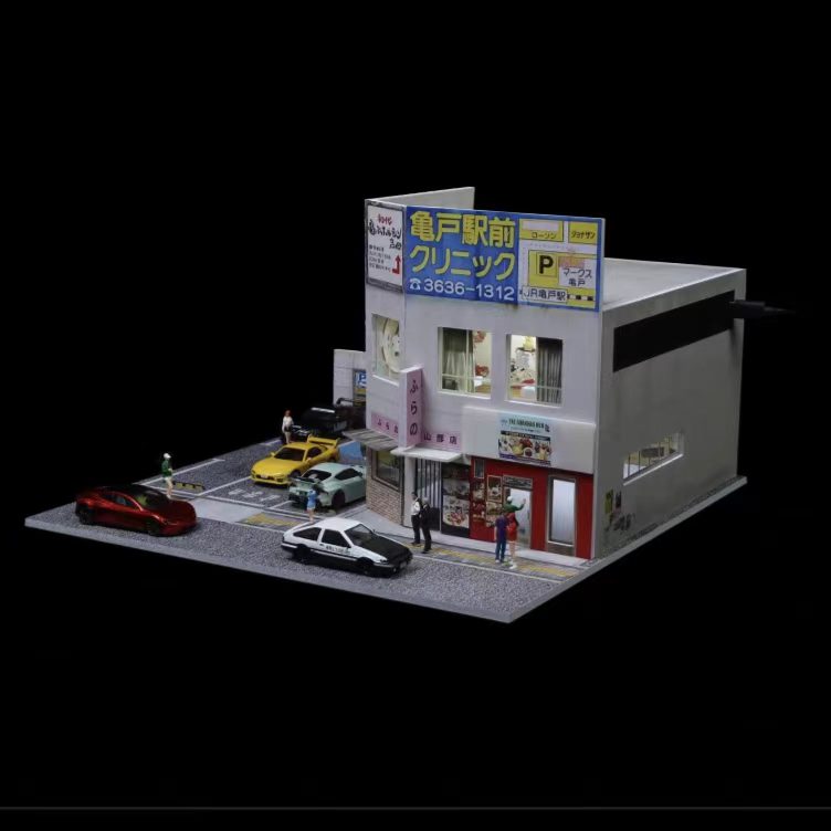 1/64 Commercail Building Scene Model