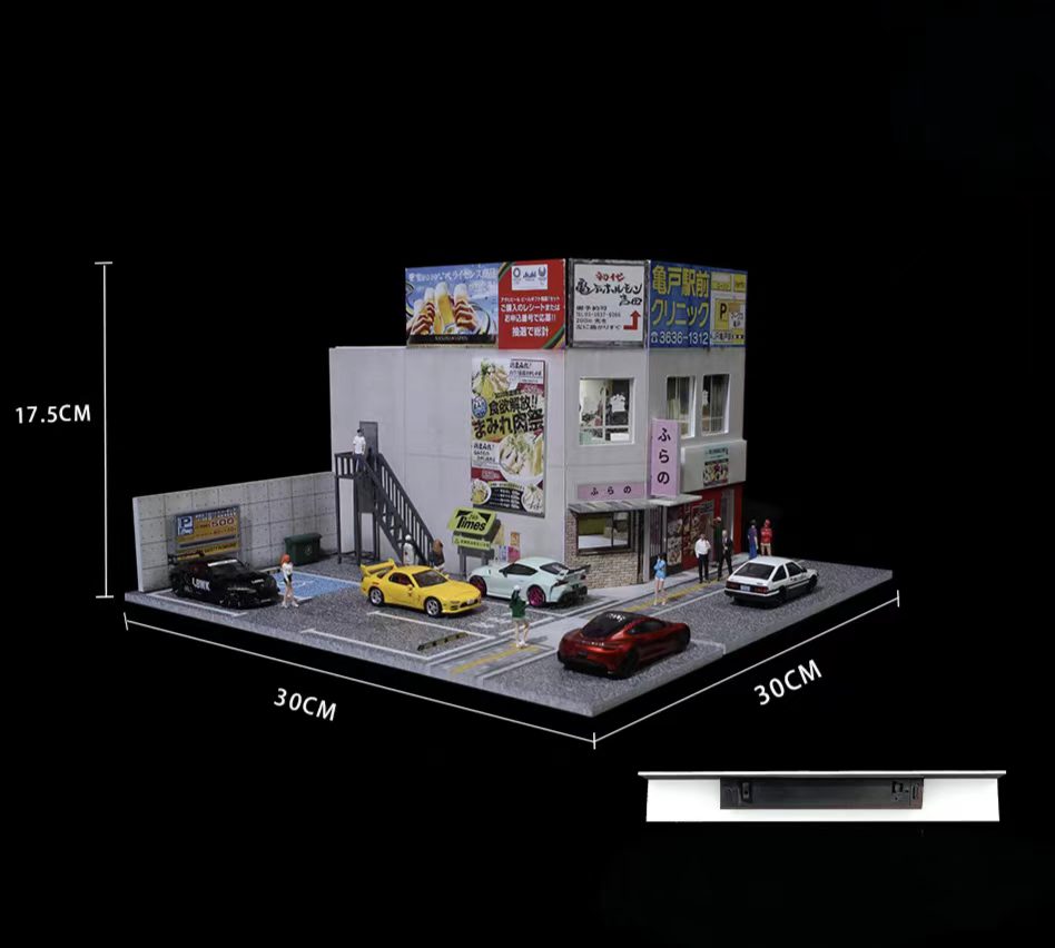 1/64 Commercail Building Scene Model