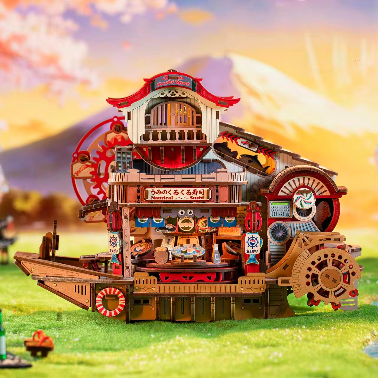 Nautical Sushi 3D Wooden Puzzle