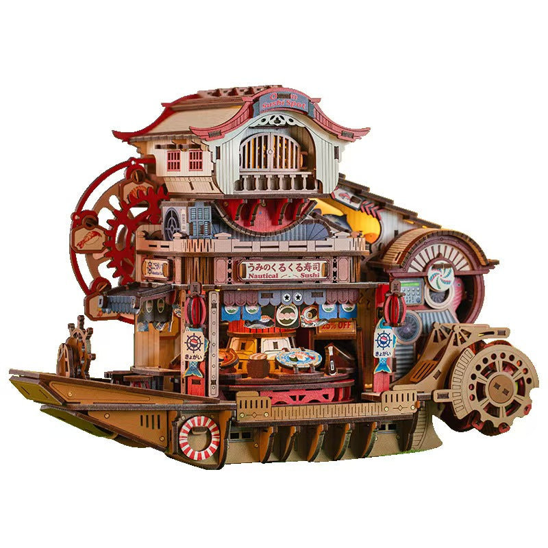 Nautical Sushi 3D Wooden Puzzle