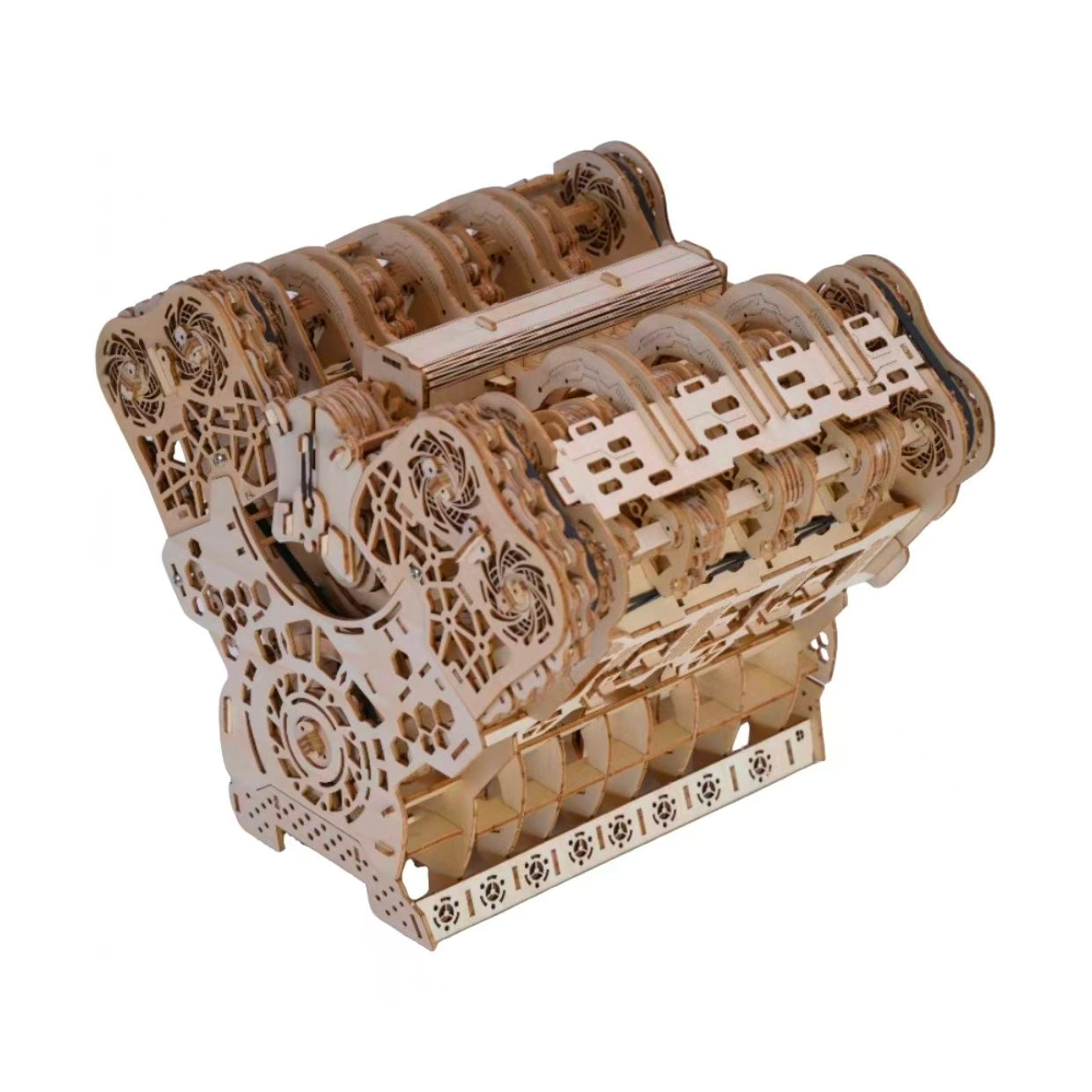 W12 Engine 3D Wooden Puzzle