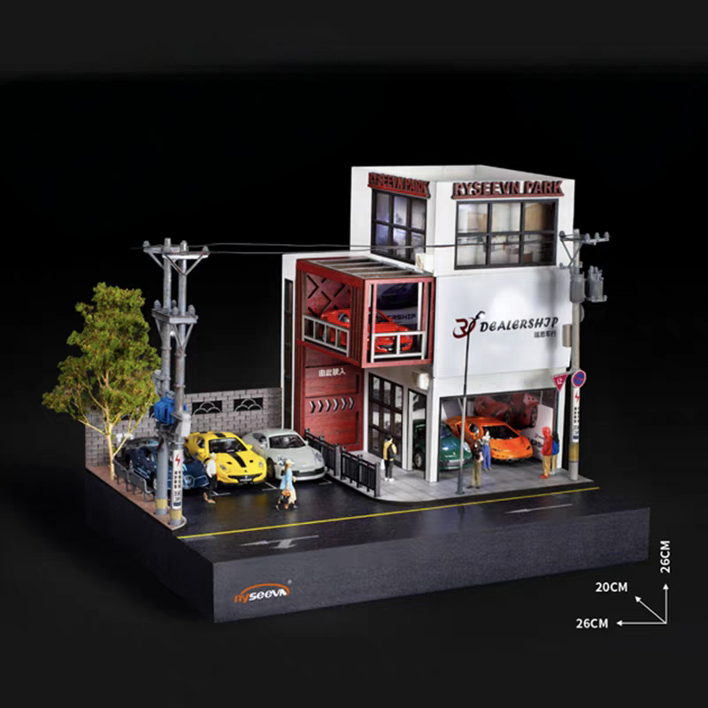 Convenience Store Miniature Scene