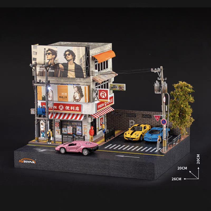 Convenience Store Miniature Scene