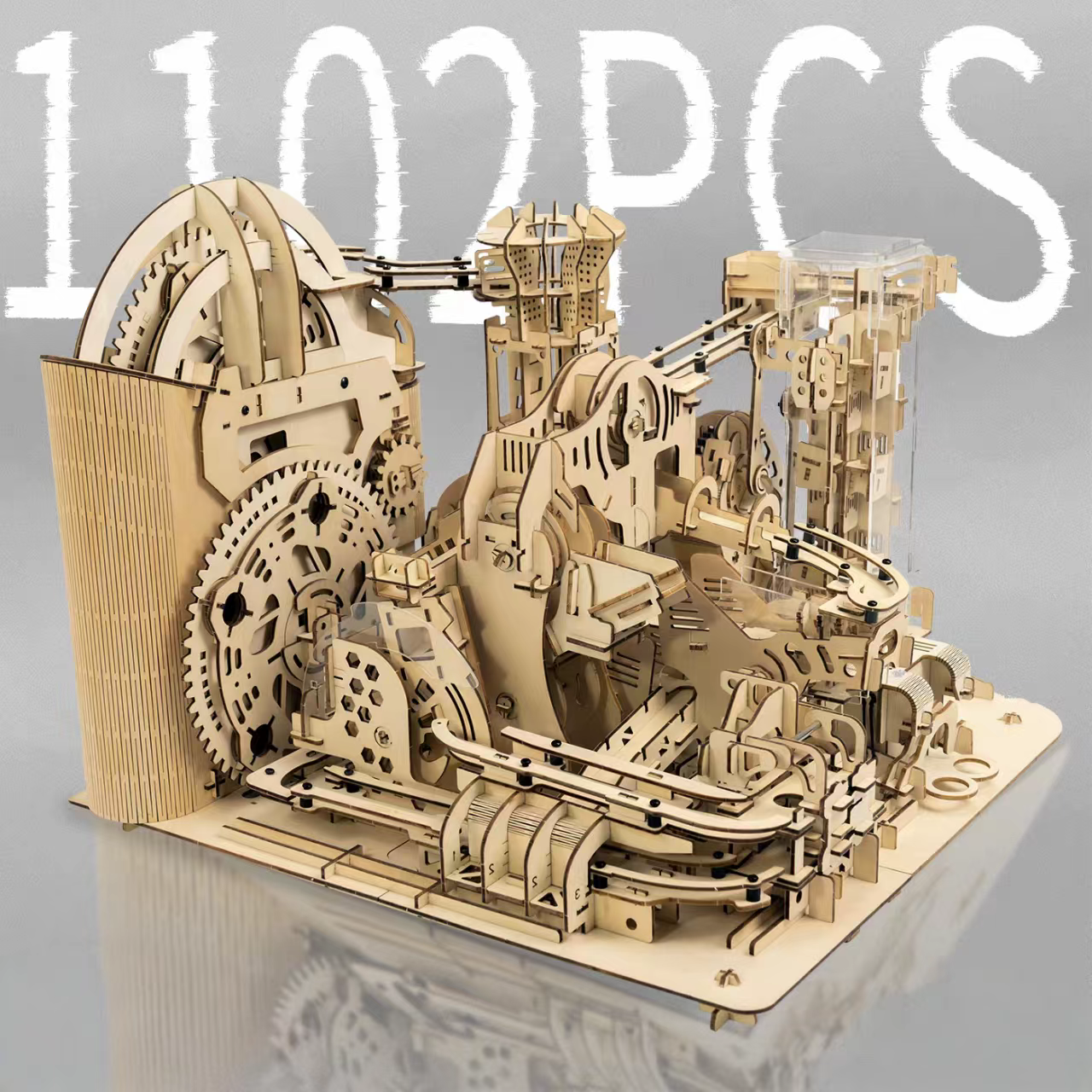 Mechanical Air Island Marble Run NEW Version