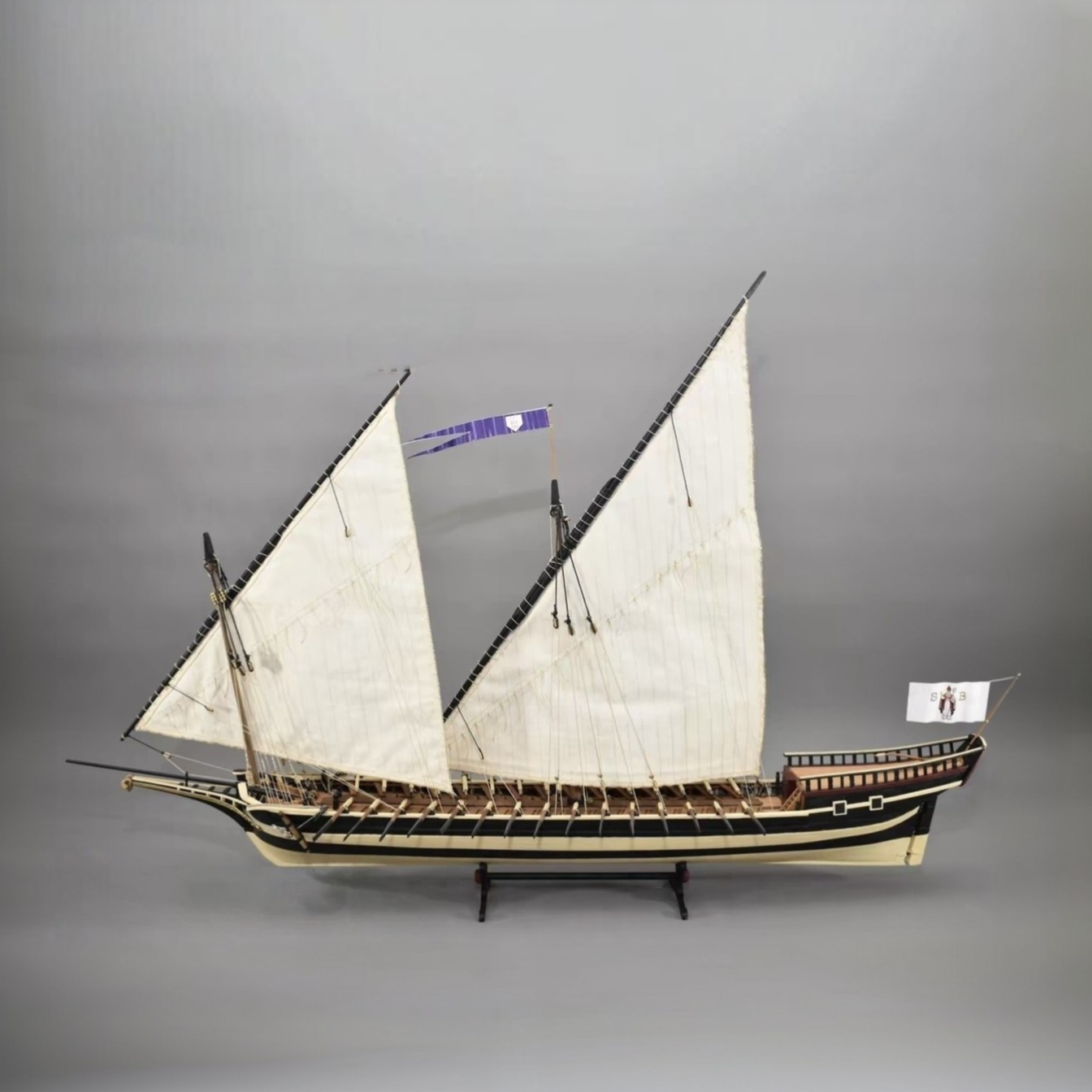 Ragusian Galley 3D Wooden Ship