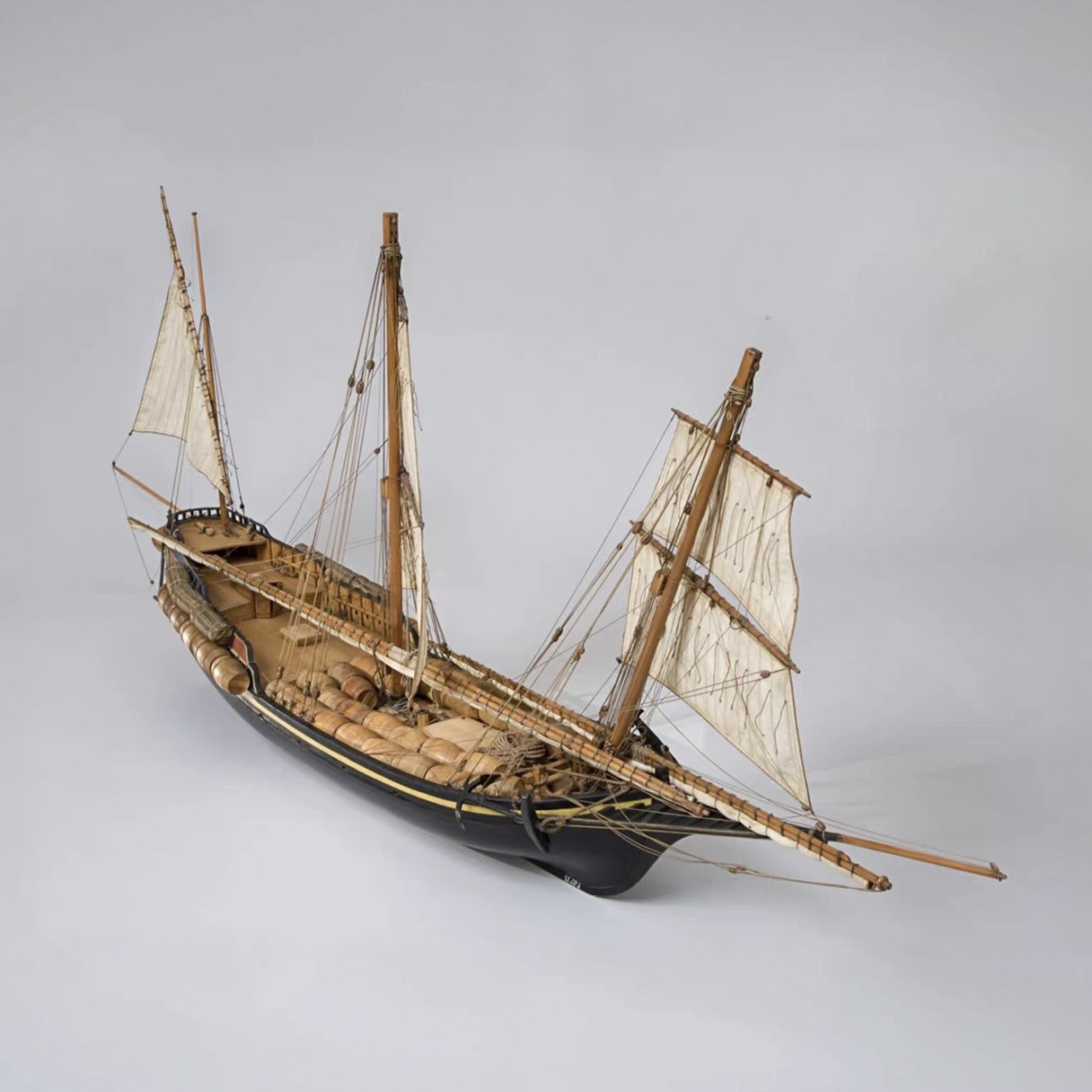 LA SEINE 3D Wooden Ship