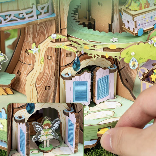 Gemstone Treehouse 3D Wooden Puzzle