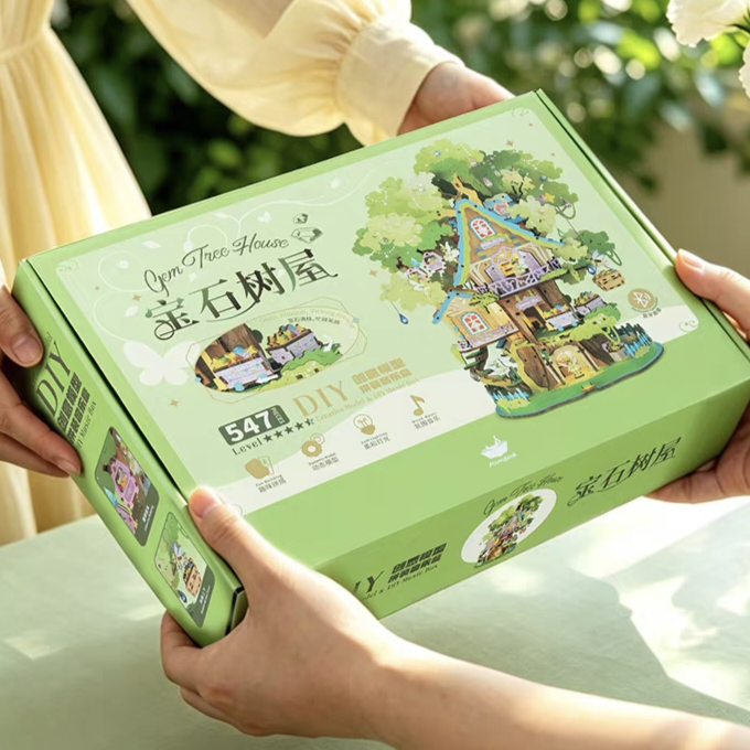 Gemstone Treehouse 3D Wooden Puzzle