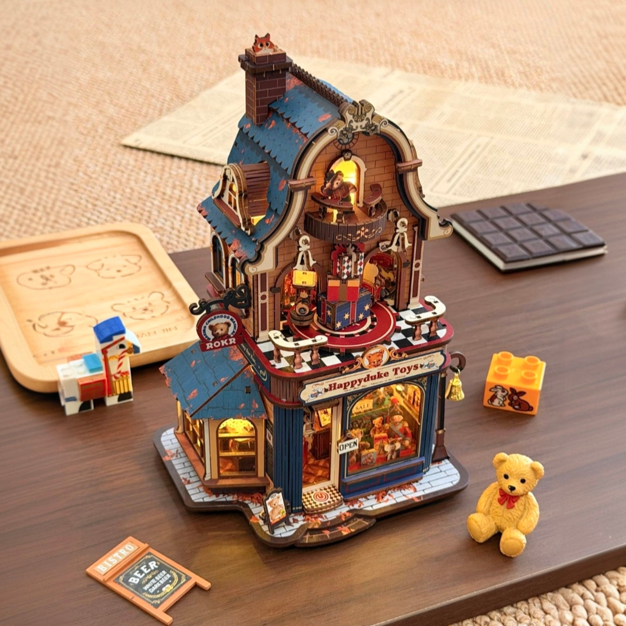 Happyduke Toys 3D Wooden Puzzle