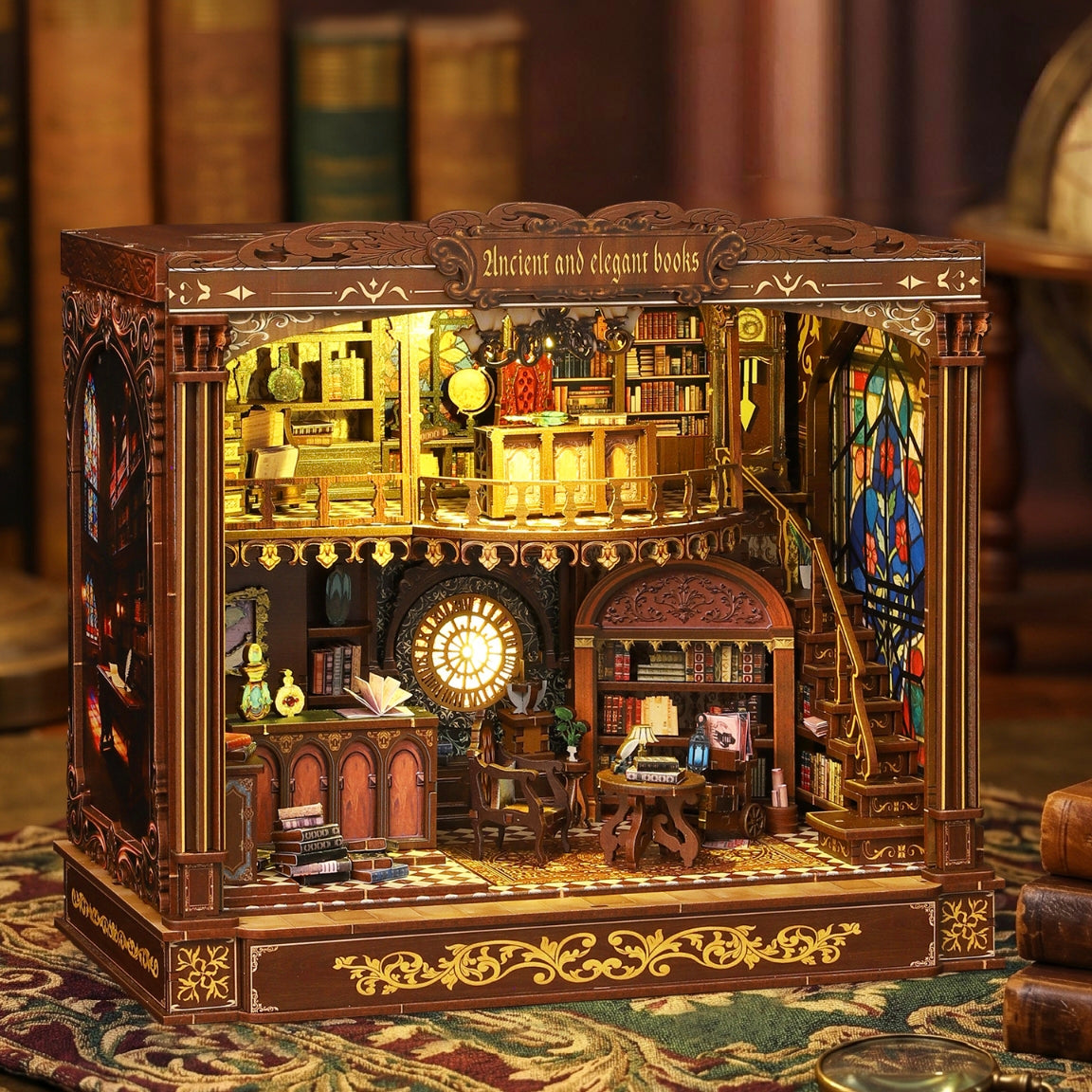 Ancient Books DIY Miniature House