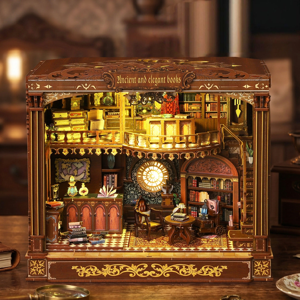 Ancient Books DIY Miniature House