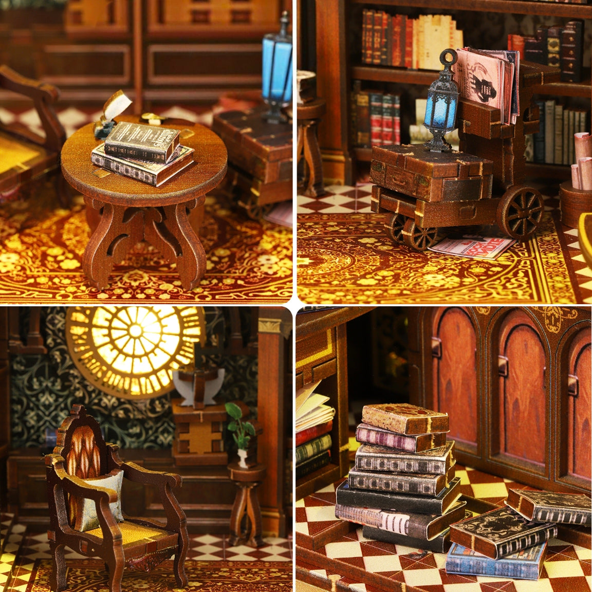 Ancient Books DIY Miniature House