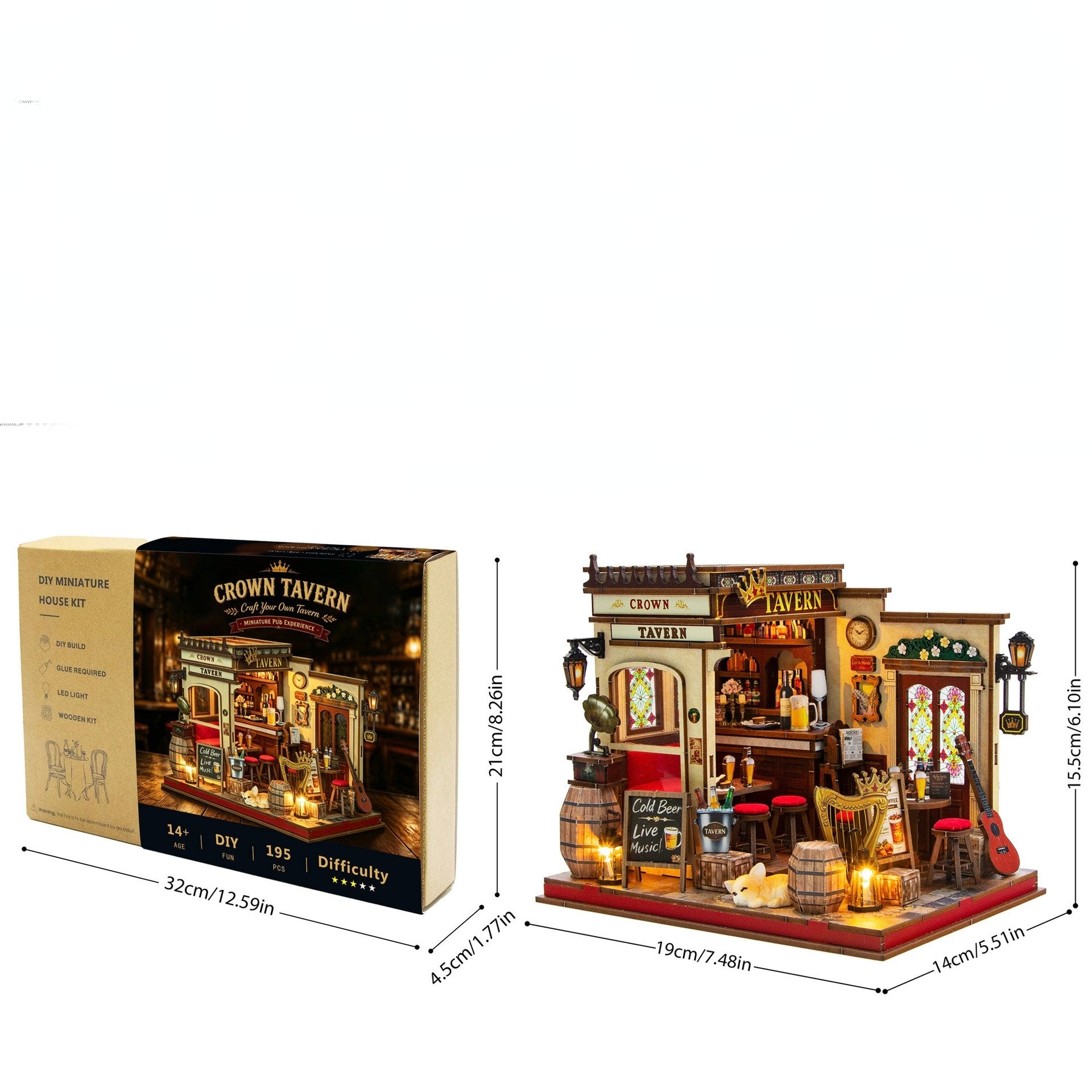Crown Tavern DIY Miniature House