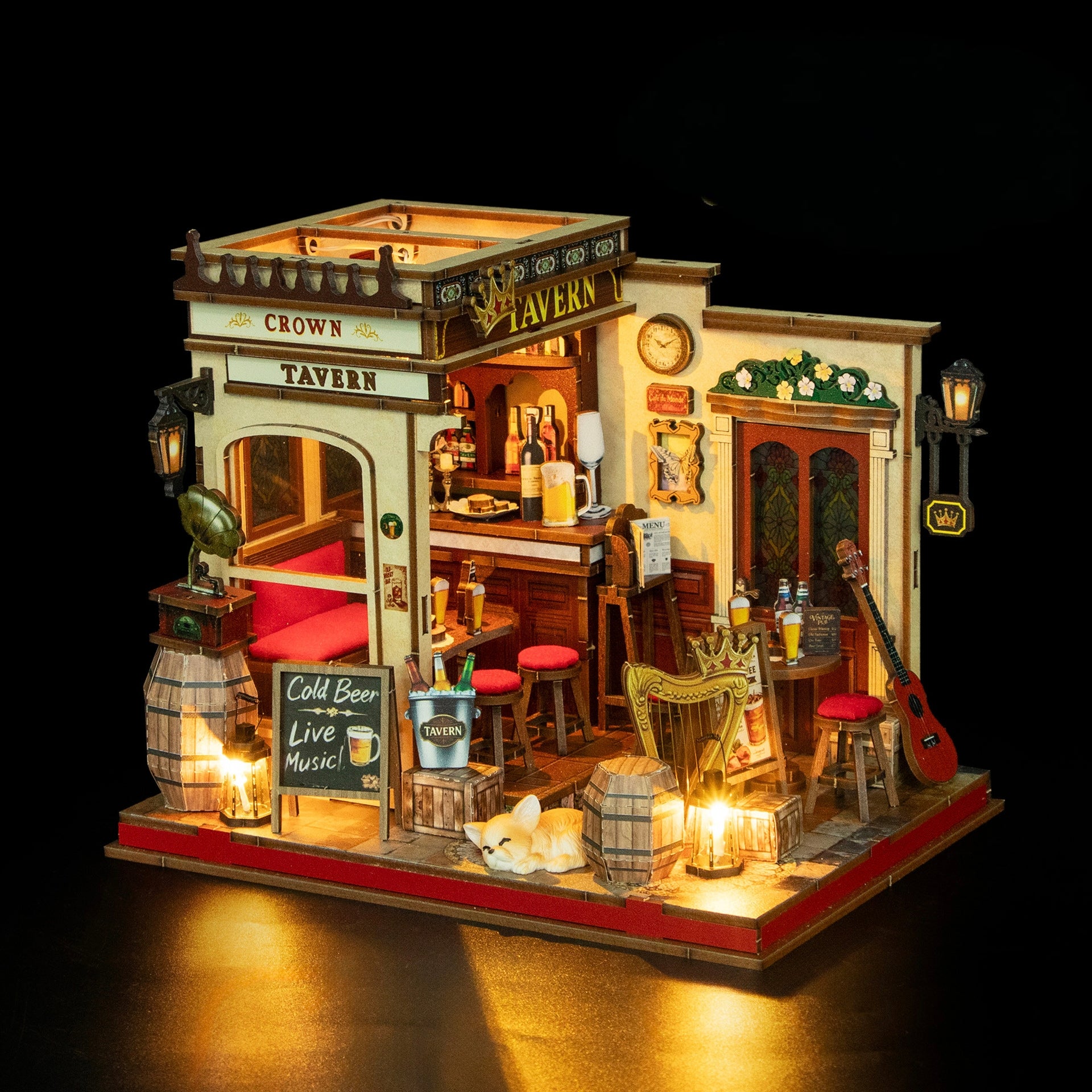 Crown Tavern DIY Miniature House