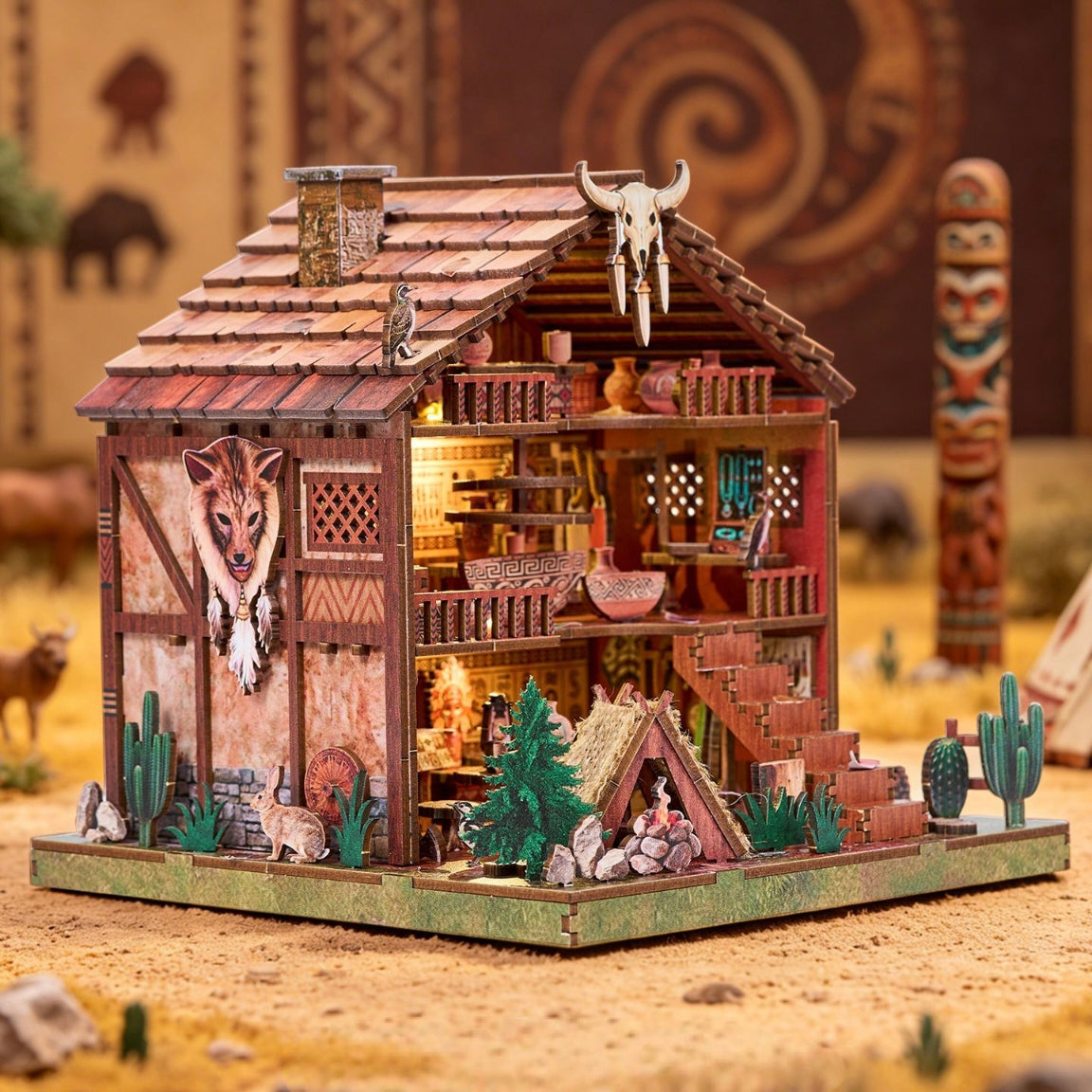 Plume Manor DIY Miniature House