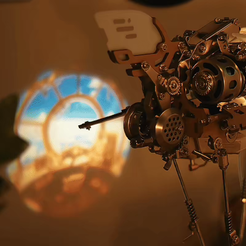 The Dream Machine 3D Metal Model