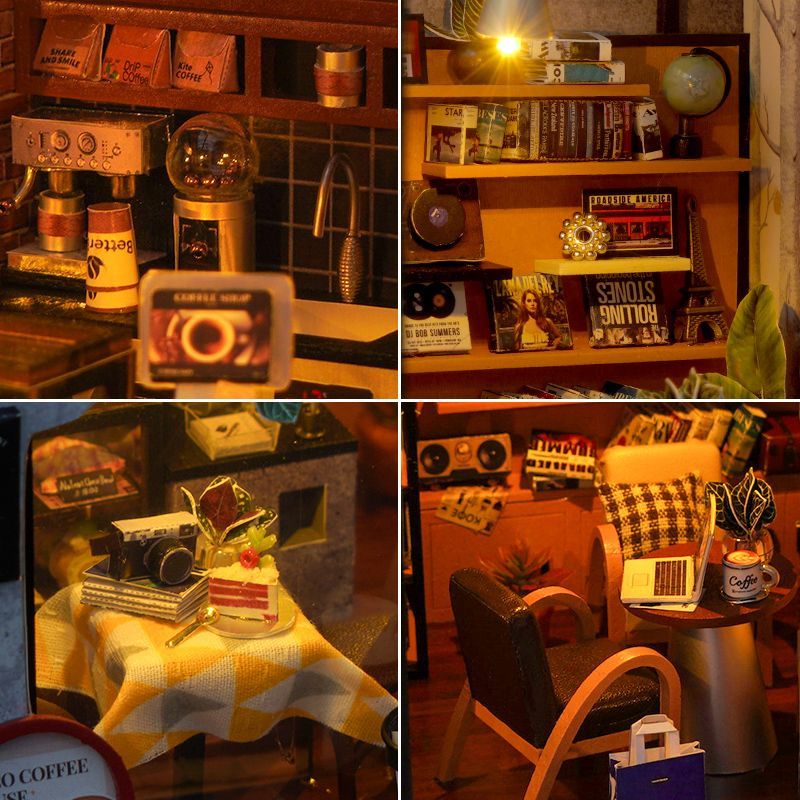 Vazone Coffee DIY Miniature House