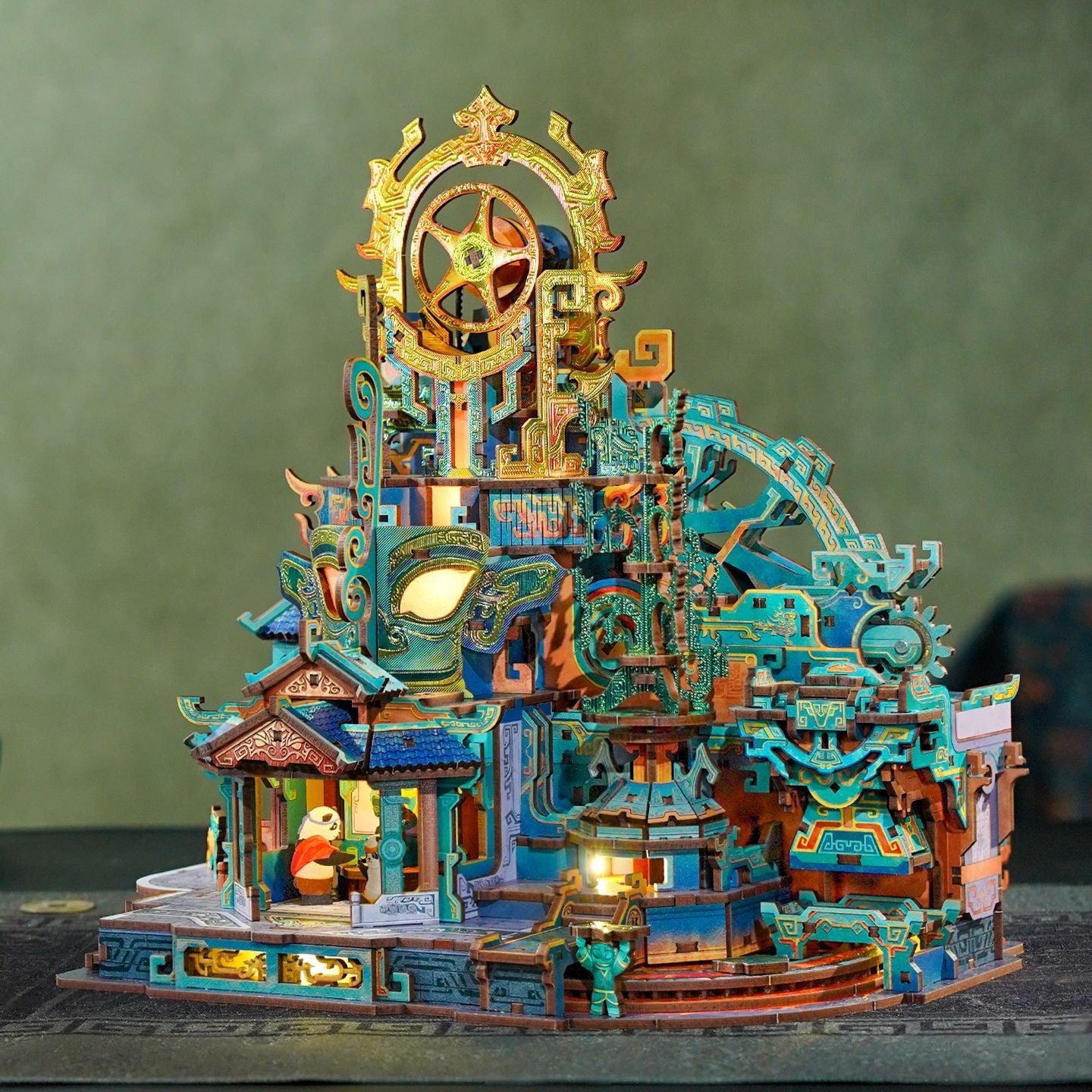 Bronze Workshop 3D Wooden Puzzle