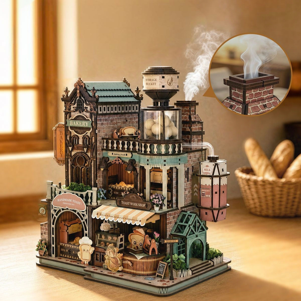 Bread Workshop 3D Wooden Kit