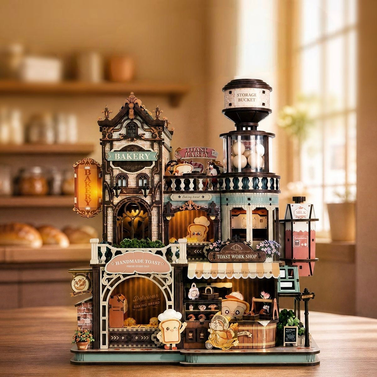 Bread Workshop 3D Wooden Kit