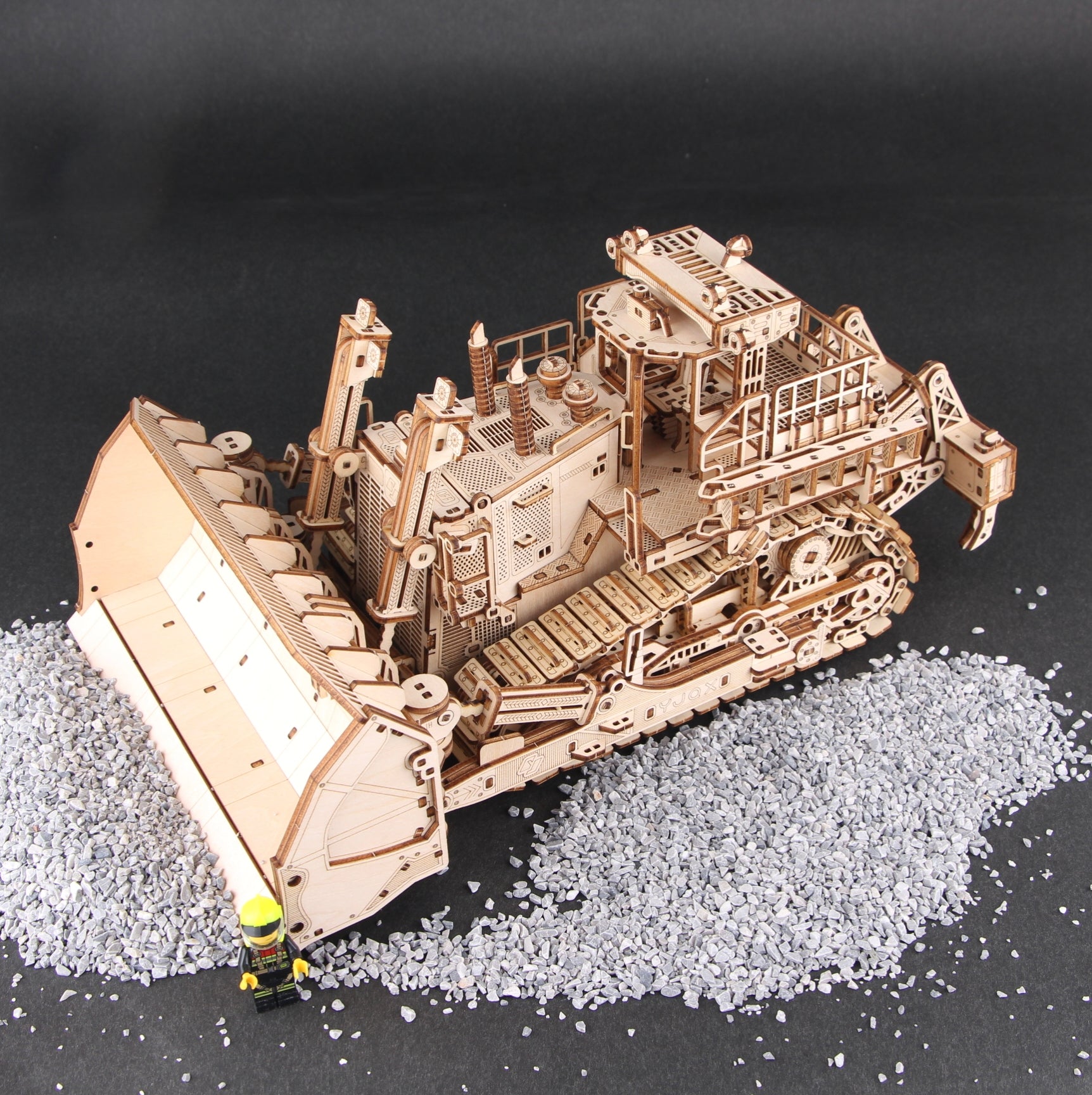 Heavy-duty Bulldozer 3D Wooden Puzzle