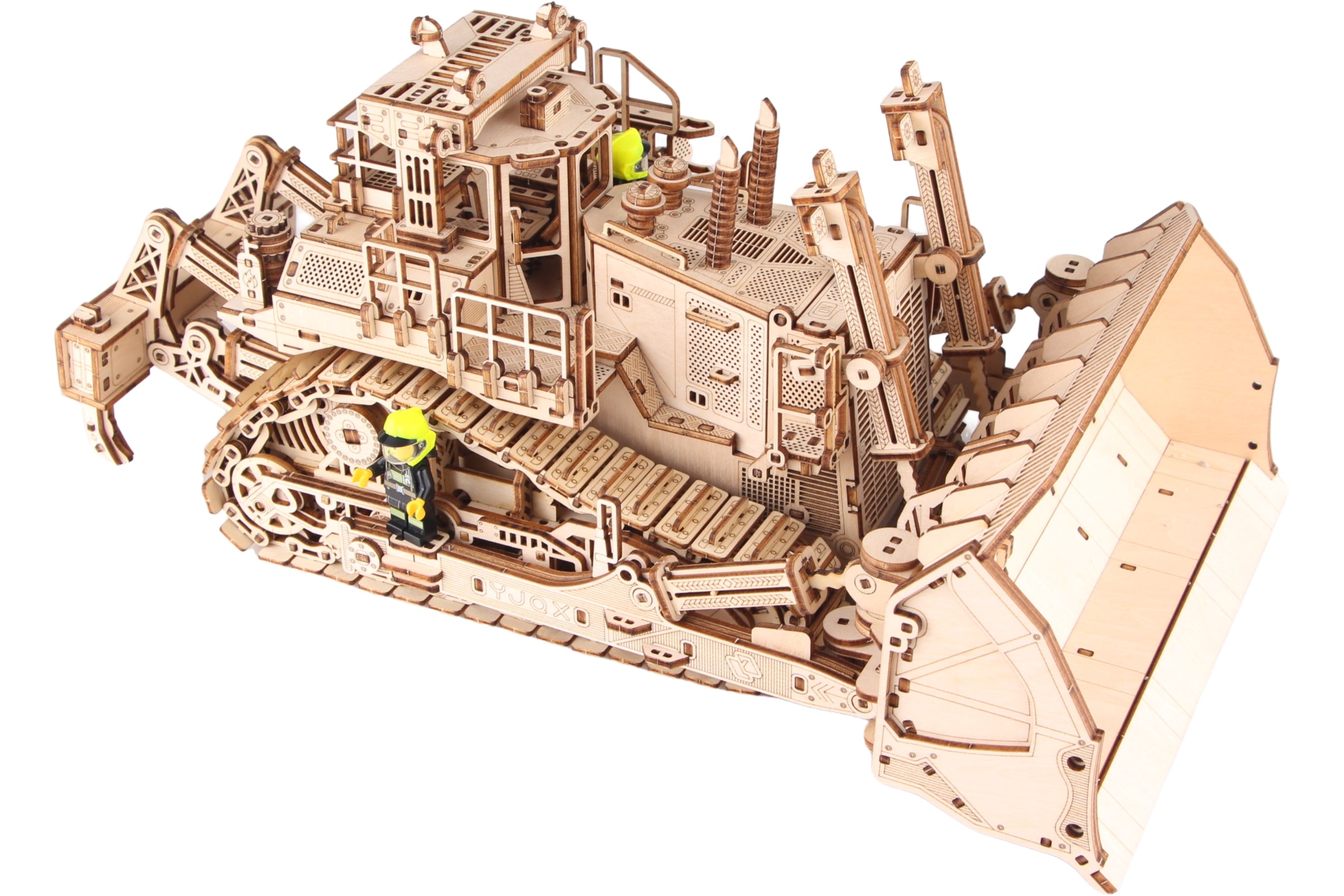 Heavy-duty Bulldozer 3D Wooden Puzzle