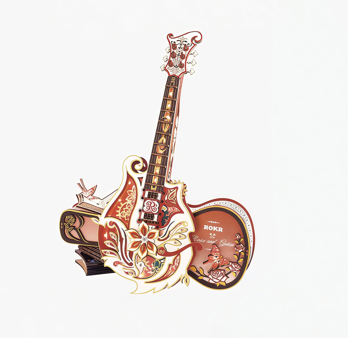 Electric Guitar 3D Wooden Puzzle
